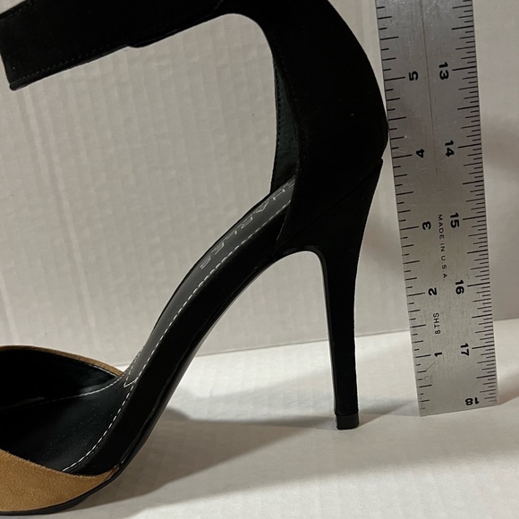 Charles by Charles David Brown Black Strap High heels Pointed toe Women shoes - Picture 9 of 12